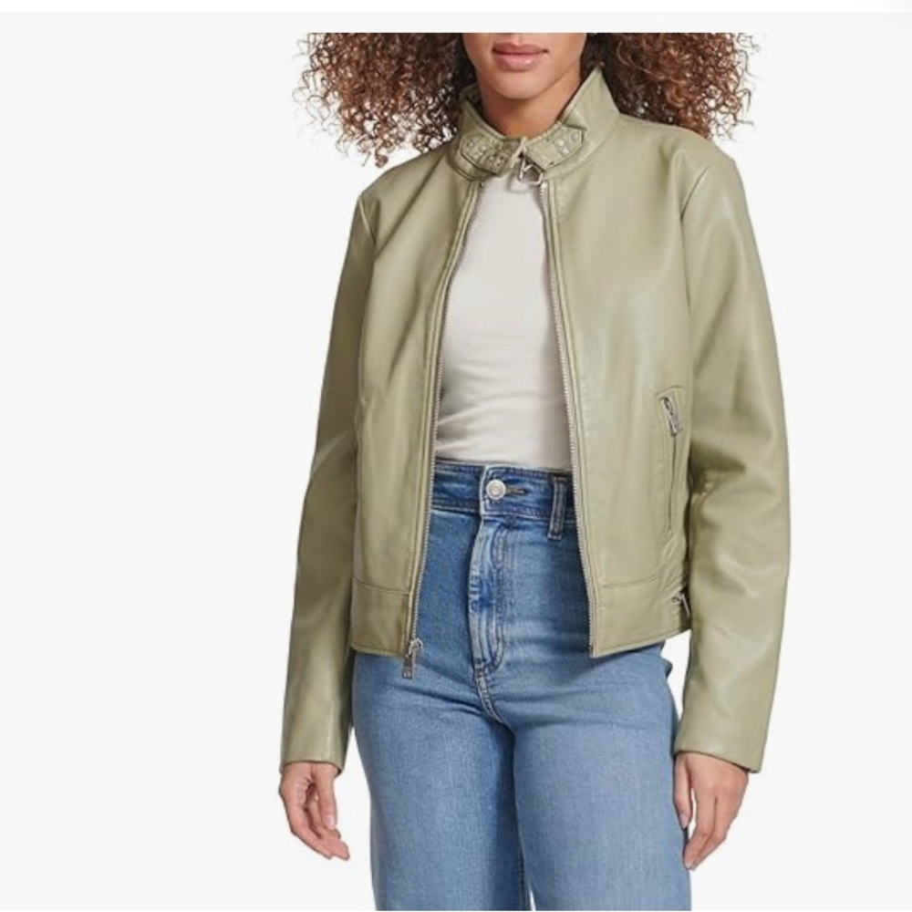 LEVI’S NWT Sage Faux Leather Jacket